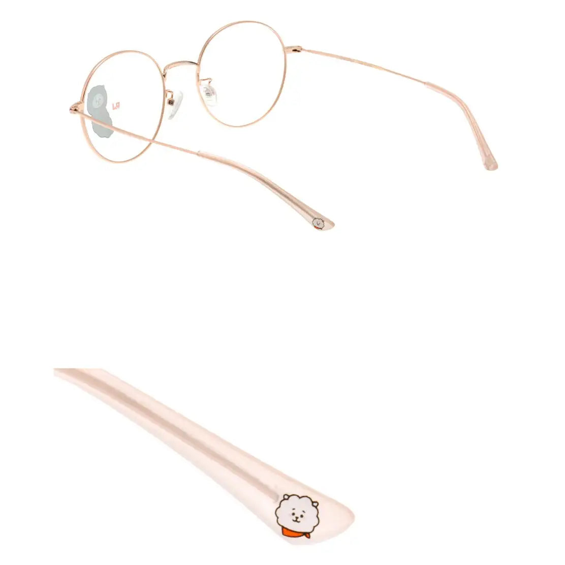BT21 x LookOptical - Pink Metal Frame Spectacles - BT21 x LookOptical - Accessories - Harumio