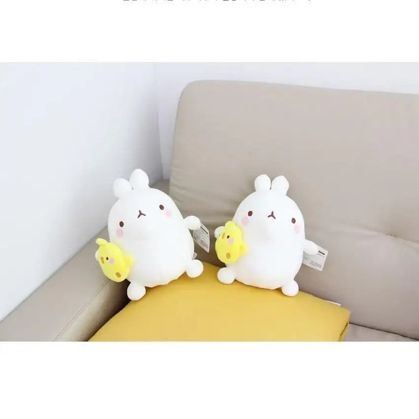 Molang - Molang and Piu Piu Puppet Dolls - Small - Molang - Plush - Harumio
