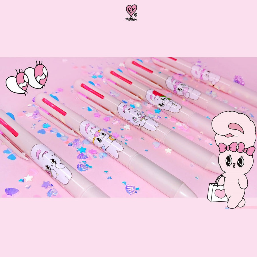 Esther Bunny - 4 Colors Ballpoint Pen - Esther Bunny - Accessories - Harumio