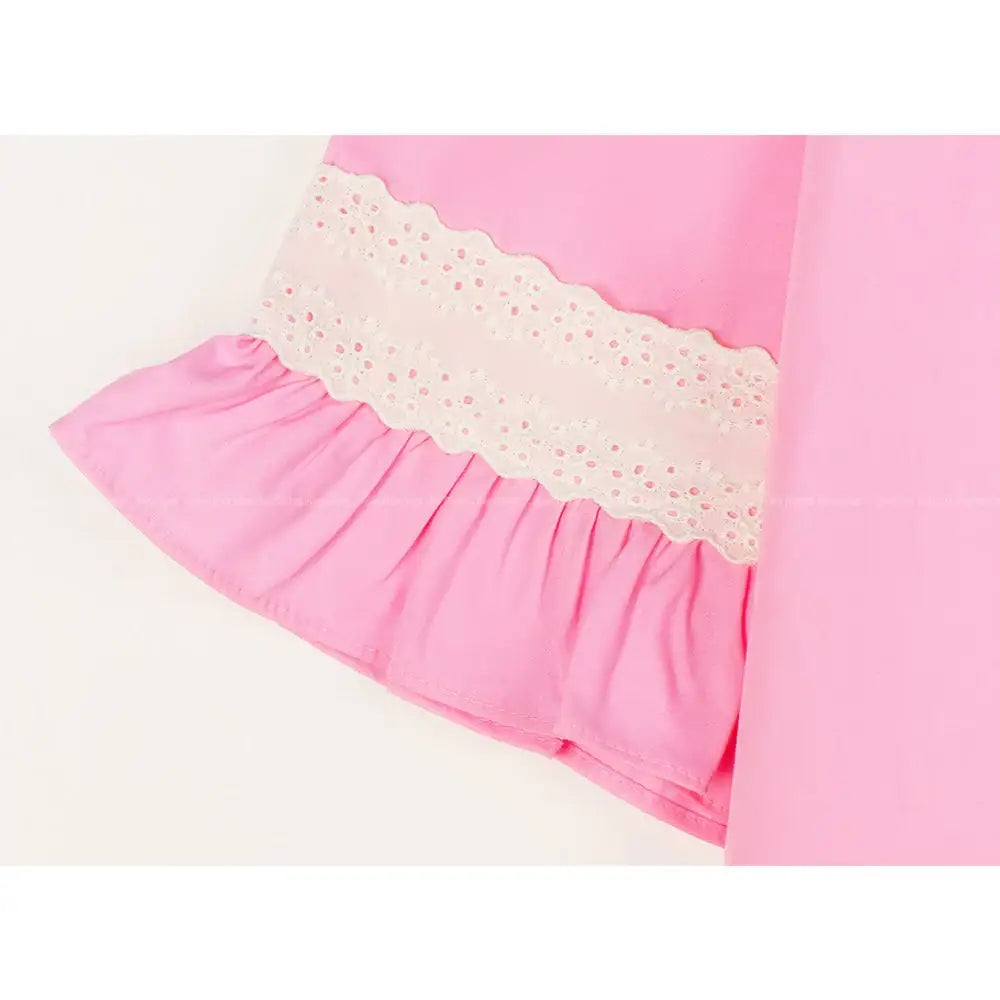Esther Bunny x Ullala - Pink Short Sleeve Pajamas Set - Esther Bunny x Ullala - Clothing - Harumio