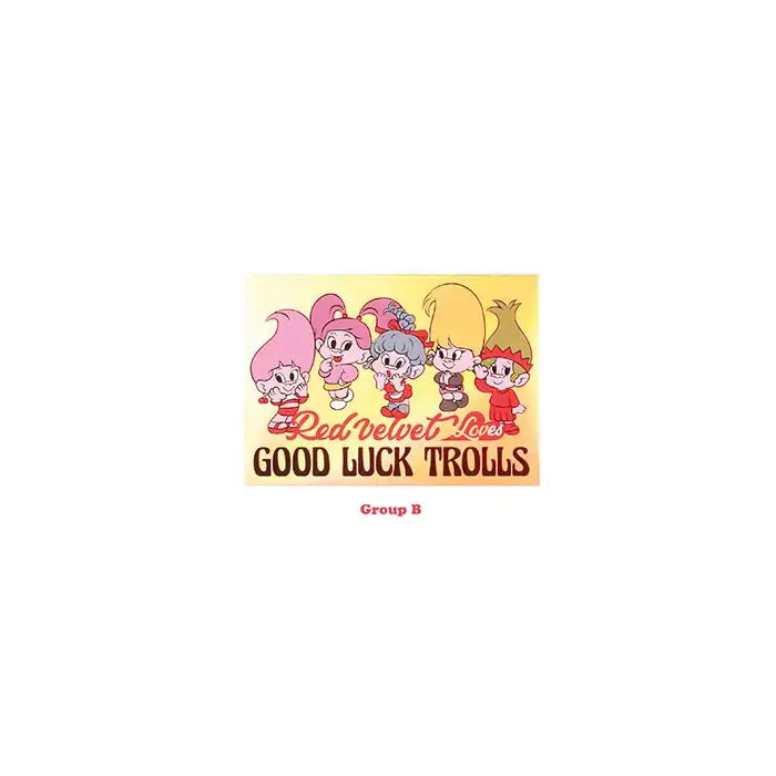 Red Velvet Loves Good Luck Trolls - Hologram Postcard - Red Velvet Loves Good Luck Trolls - Accessories - Harumio