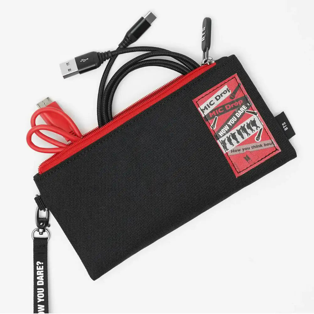 BTS x MIC Drop - Cable Pouch - BTS x MIC Drop - Accessories - Harumio