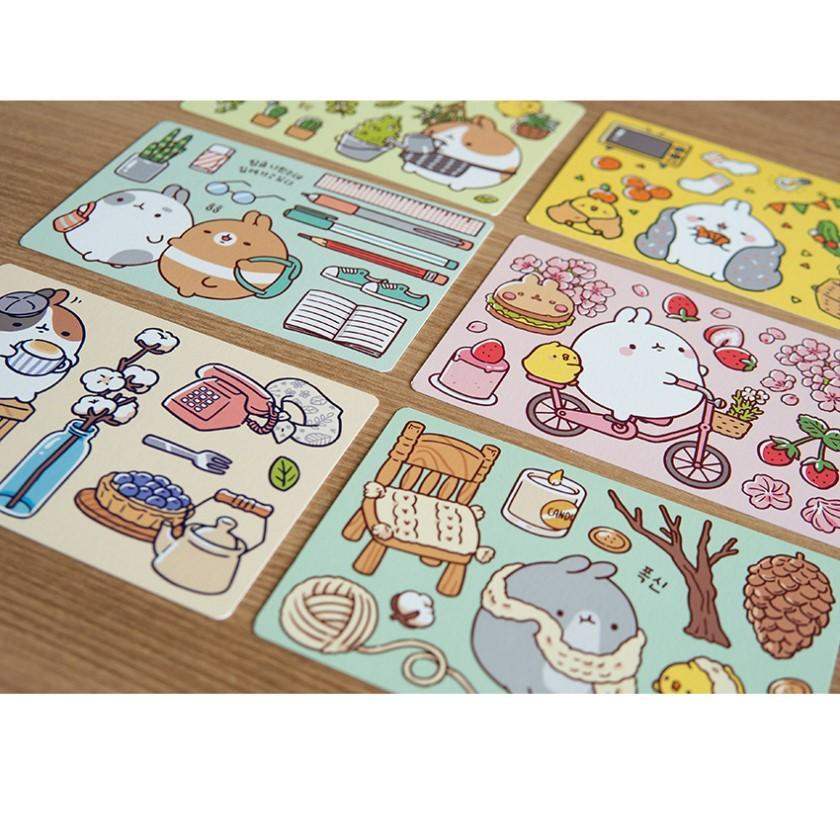 Molang - Postcard Set - 12 - Molang - Accessories - Harumio
