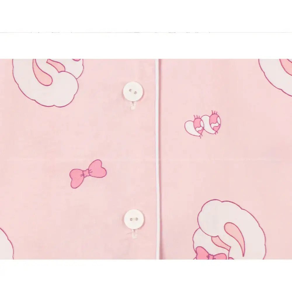 Esther Bunny x Ullala - Heart Bunny Short Sleeve Pajamas Set - Esther Bunny x Ullala - Clothing - Harumio