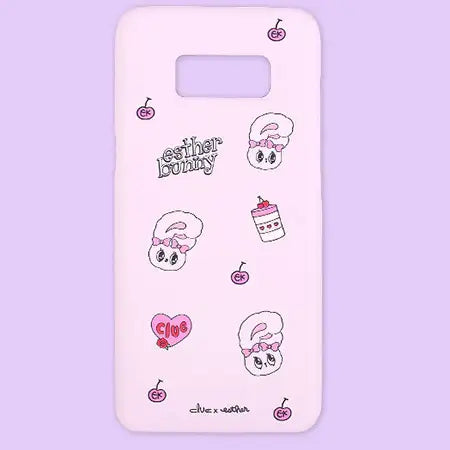 Clue X Esther Bunny - Pink Hard Phone Cover for Galaxy 8 - CLUE - Accessories - Harumio