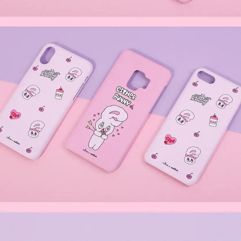 Clue X Esther Bunny - Pink Hard Phone Cover for Galaxy 8 - CLUE - Accessories - Harumio