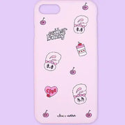 Clue X Esther Bunny - Pink Hard Phone Case for iPhone 7/8 - CLUE - Accessories - Harumio
