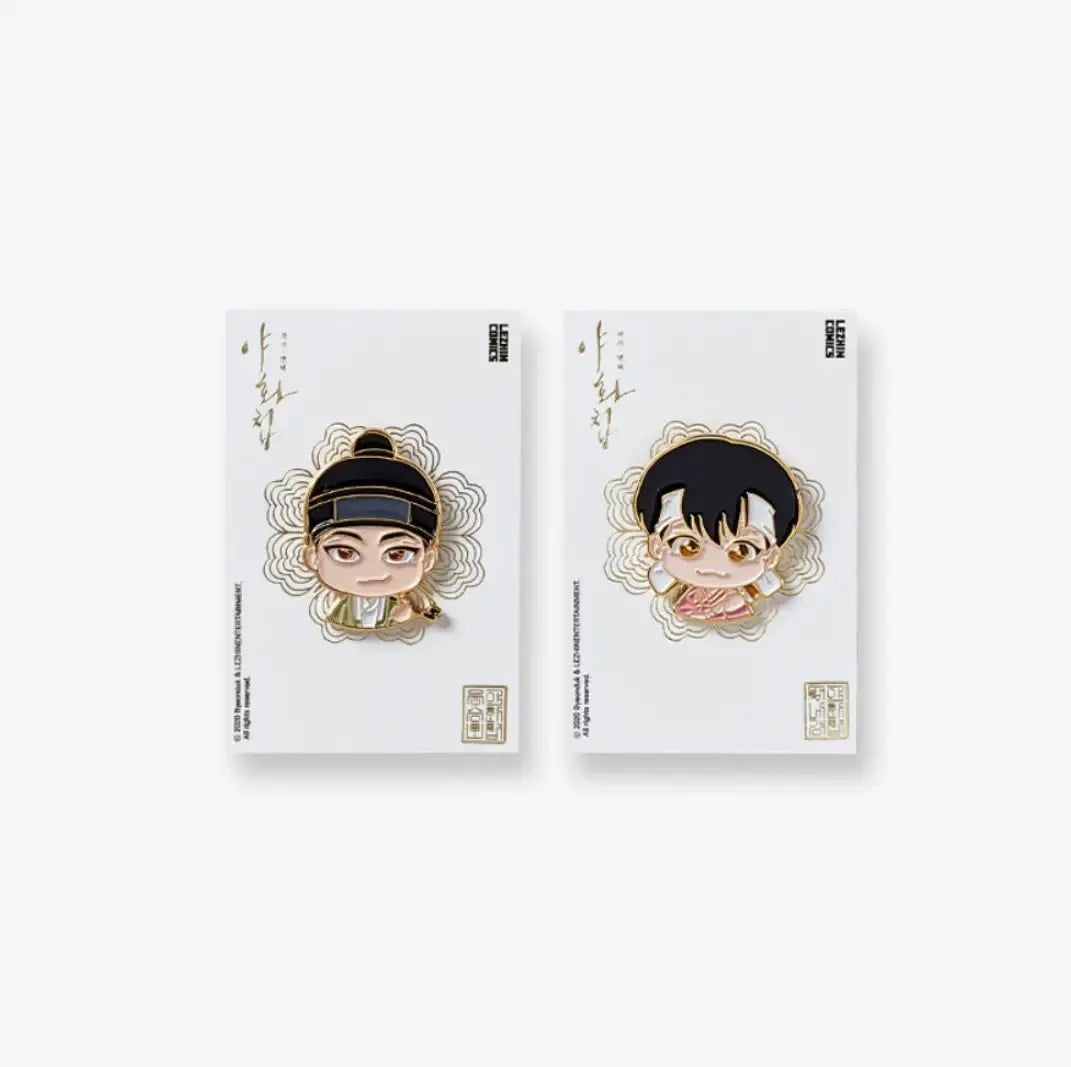 Painter of the Night - Official Goods - Badges - Byeonduk & LEZHIN - Accessories - Harumio