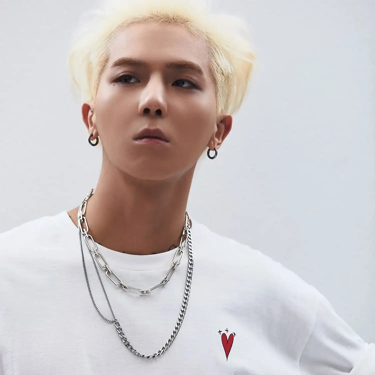 PLAC x MINO YOON - Heart Graphic T-Shirts - PLAC x MINO YOON - Clothing - Harumio