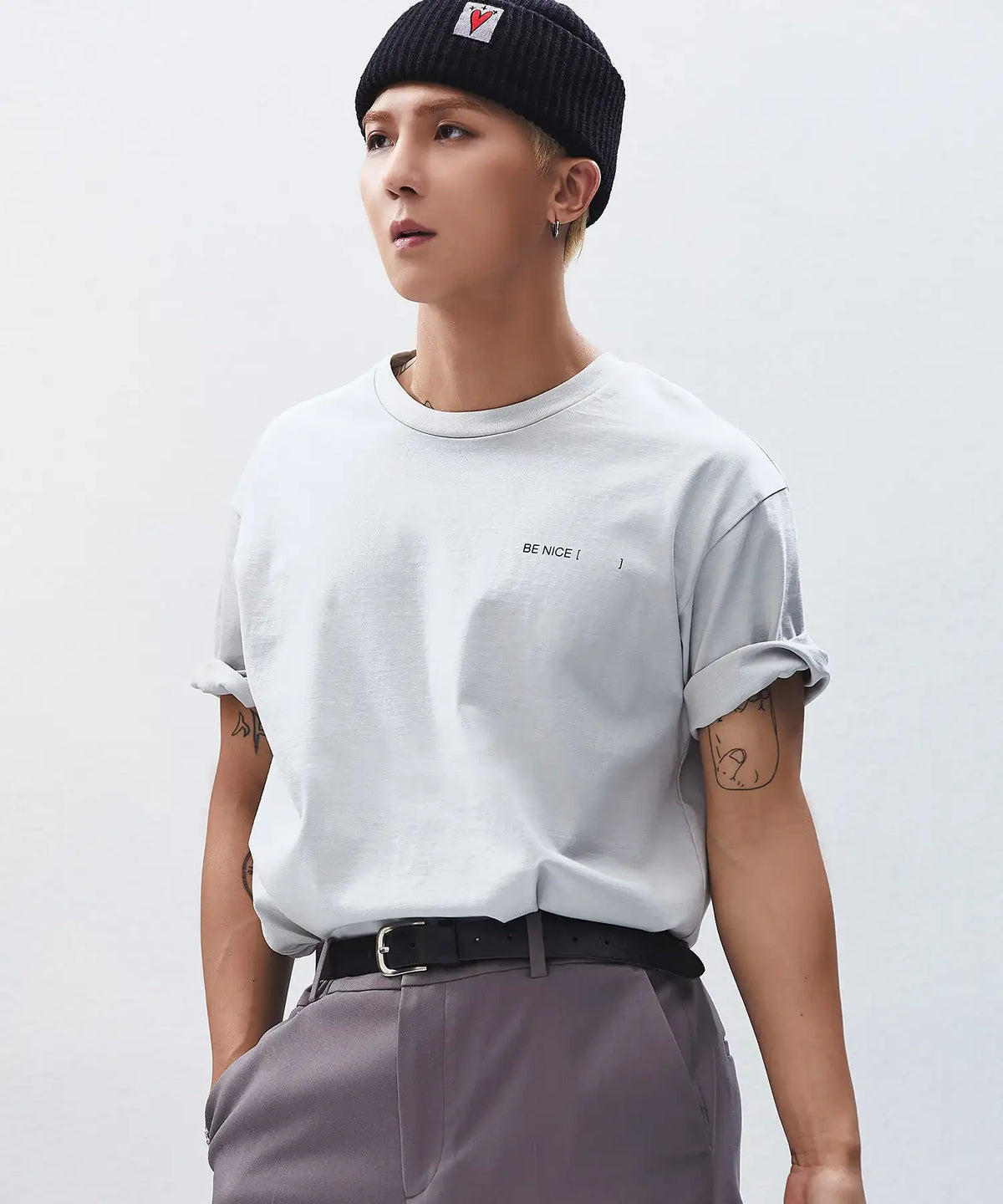 PLAC x MINO YOON - Be Nice Graphic T-Shirts - PLAC x MINO YOON - Clothing - Harumio