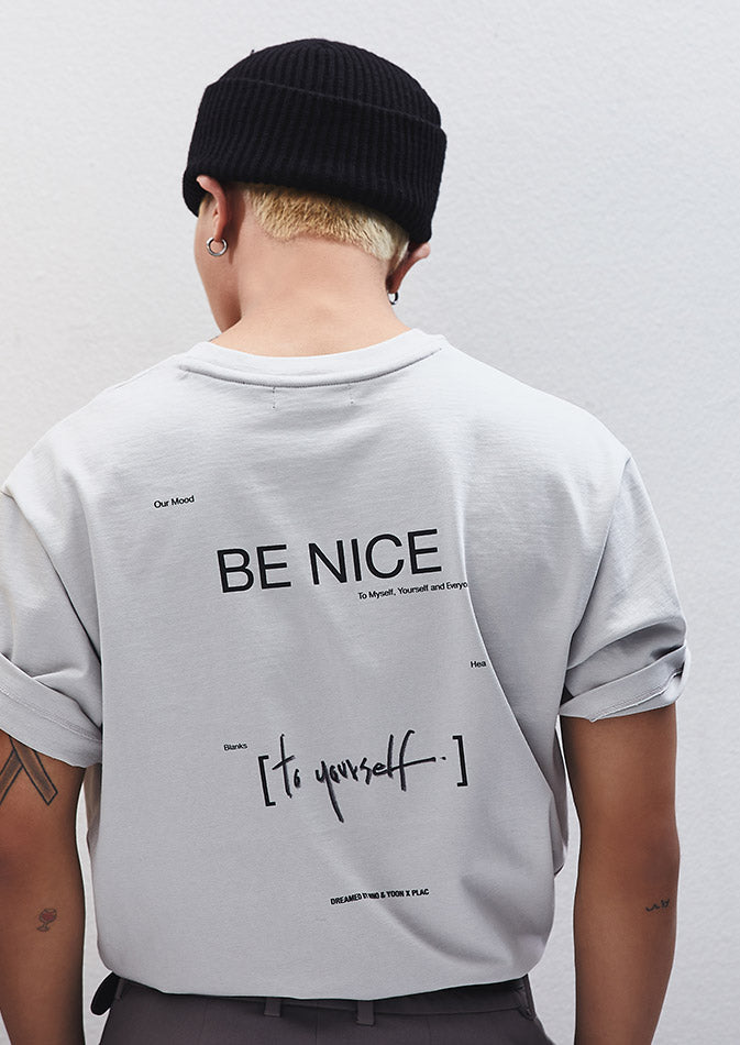 PLAC x MINO YOON - Be Nice Graphic T-Shirts
