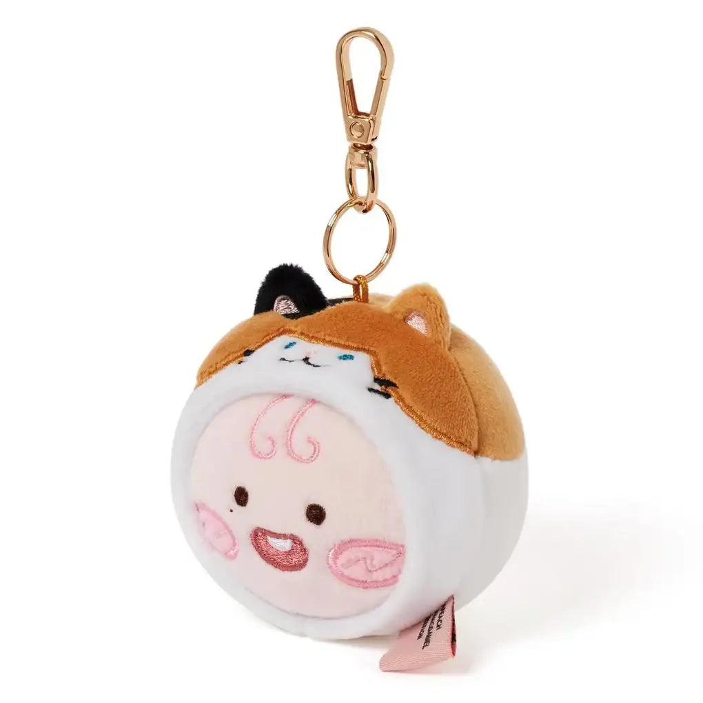Apeach x KangDaniel - Apeach Face Plush Keychain - Apeach x KangDaniel - Accessories - Harumio