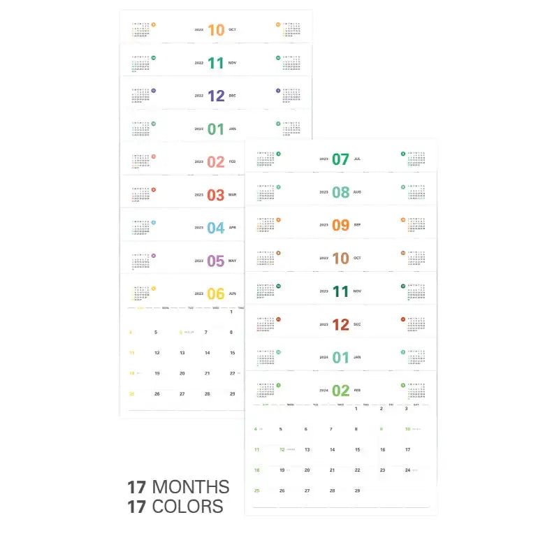 Indigo - 2023 Prism Desk Calendar - Indigo - Calendar - Harumio