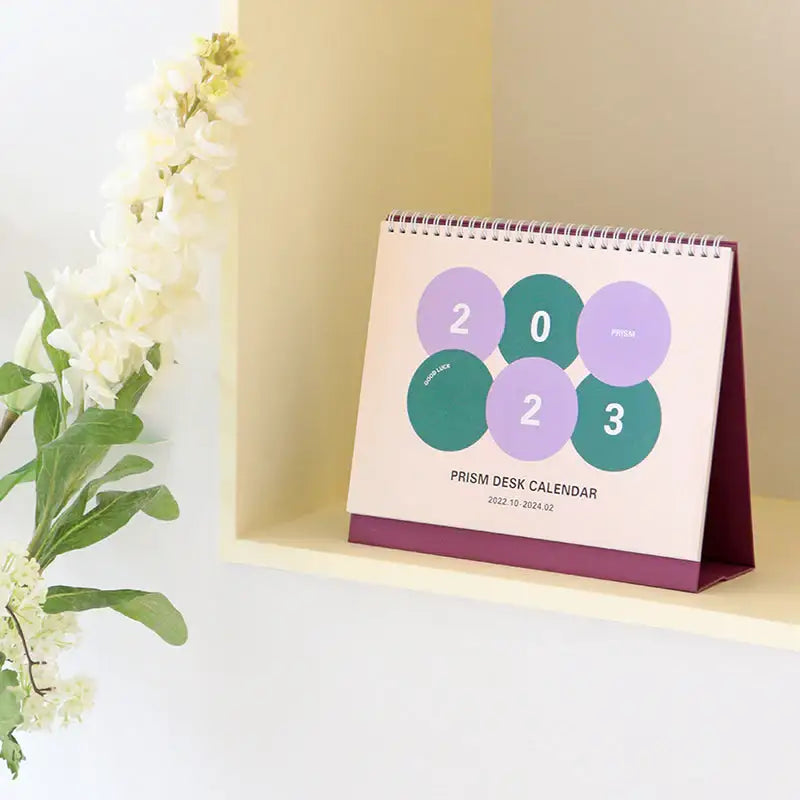 Indigo - 2023 Prism Desk Calendar - Indigo - Calendar - Harumio