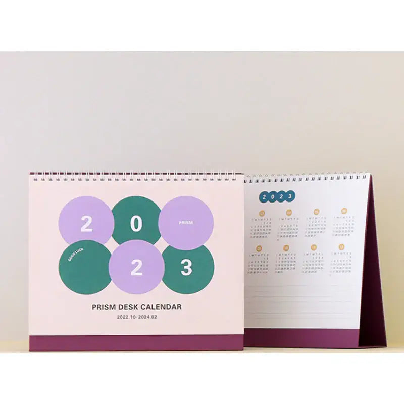 Indigo - 2023 Prism Desk Calendar - Indigo - Calendar - Harumio