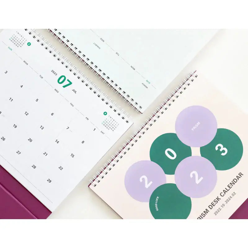 Indigo - 2023 Prism Desk Calendar - Indigo - Calendar - Harumio