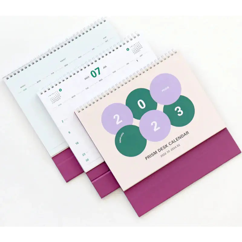Indigo - 2023 Prism Desk Calendar - Indigo - Calendar - Harumio
