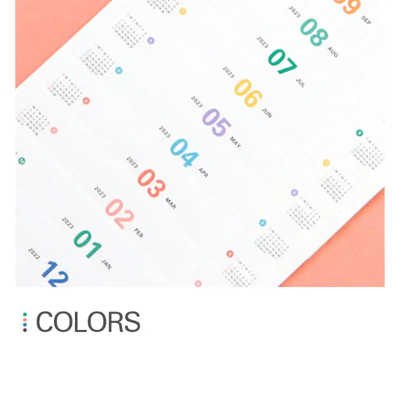 Indigo - 2023 Prism Desk Calendar - Indigo - Calendar - Harumio