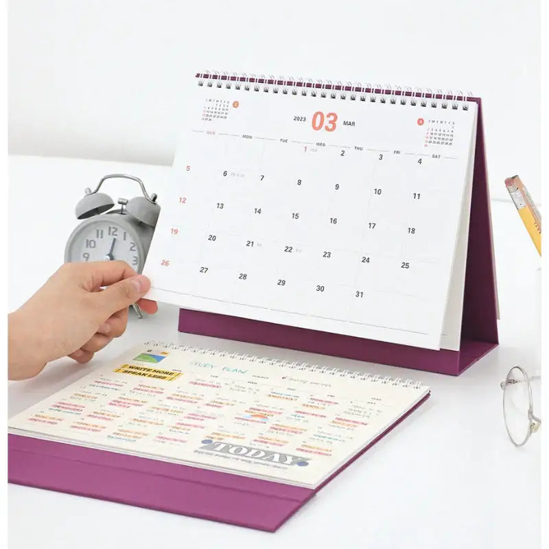 Indigo - 2023 Prism Desk Calendar - Indigo - Calendar - Harumio