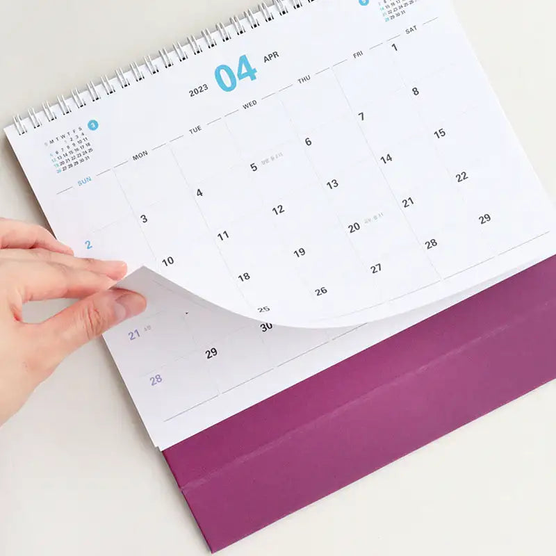Indigo - 2023 Prism Desk Calendar - Indigo - Calendar - Harumio