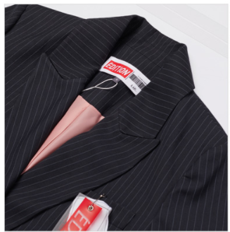 Lap - Tailored Boxy Jacket - Beige - Jacket - Harumio