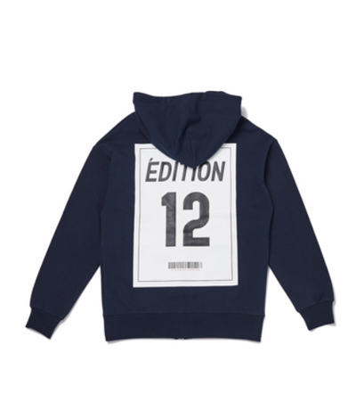 Lap - Zip-up Hoodie - Navy - Hoodie - Harumio