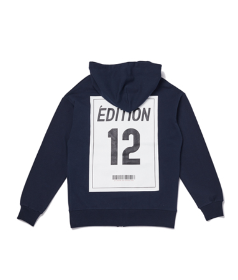 Lap - Zip-up Hoodie - Navy - Hoodie - Harumio
