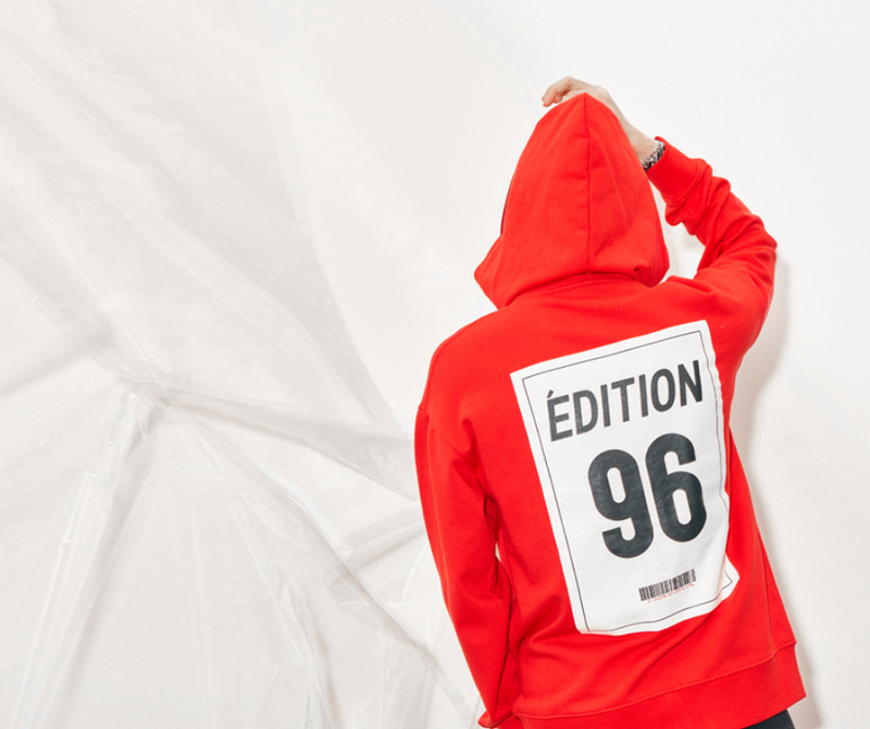 Lap - Zip-up Hoodie - Red - Hoodie - Harumio