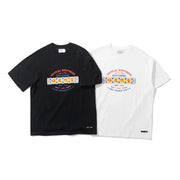 HAPPY FOOD x CRITIC - Retro Logo Short Sleeve T-Shirt - HAPPY FOOD x CRITIC - Clothing - Harumio