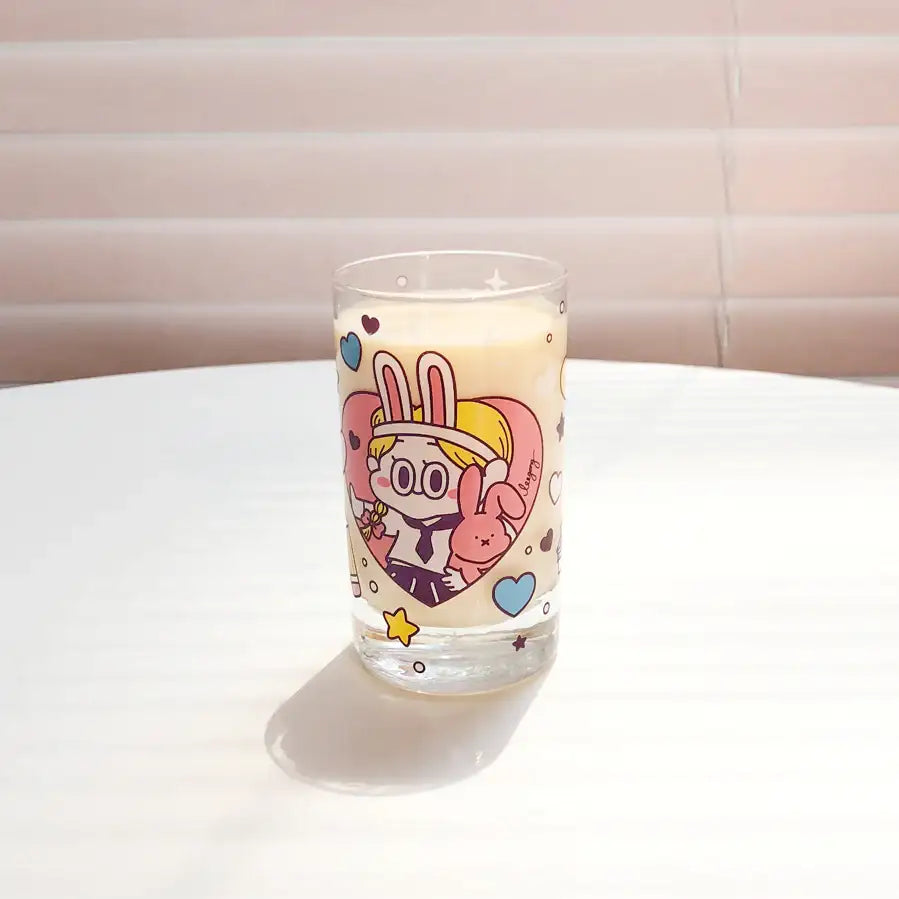 Standard Love Dance - Cherry Pie Retro Glass Cup - Rabbit Girl - Standard Love Dance - Accessories - Harumio