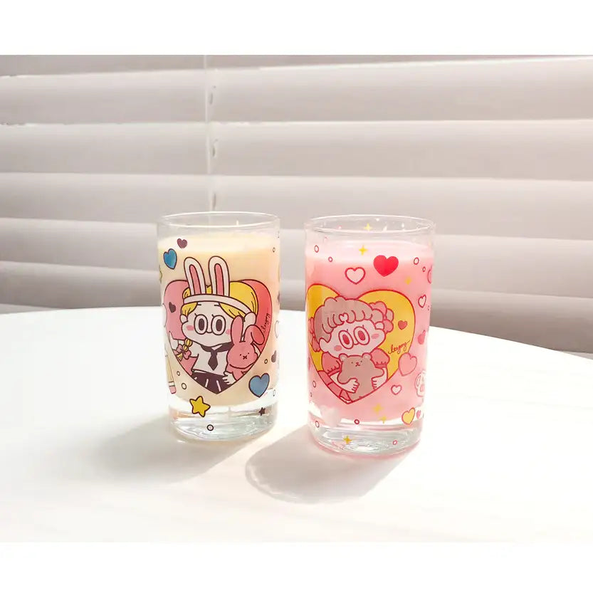 Standard Love Dance - Cherry Pie Retro Glass Cup - Rabbit Girl - Standard Love Dance - Accessories - Harumio