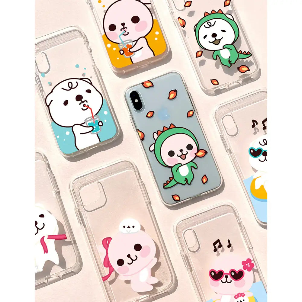 Merry Between - Ribbon Soft Jelly Phone Case - Merry Between - Accessories - Harumio