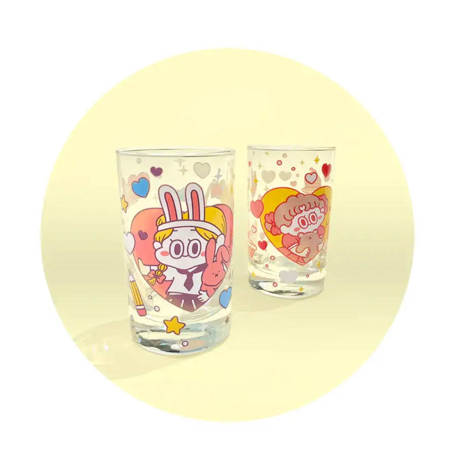 Standard Love Dance - Cherry Pie Retro Glass Cup - Standard Love Dance - Accessories - Harumio