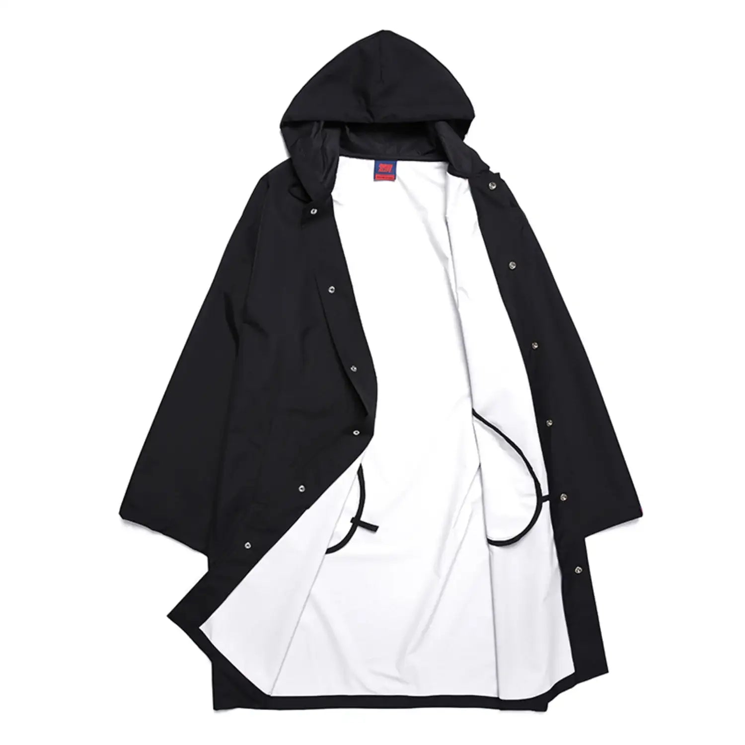 Buried Alive - Botox Black Long Rain Coat - Buried Alive - Clothing - Harumio