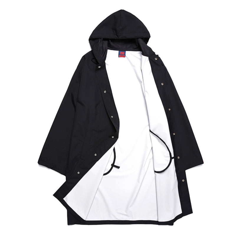 Buried Alive - Botox Black Long Rain Coat