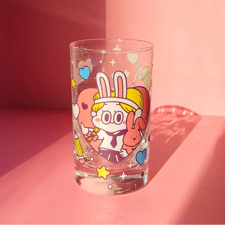 Standard Love Dance - Cherry Pie Retro Glass Cup - Rabbit Girl - Standard Love Dance - Accessories - Harumio