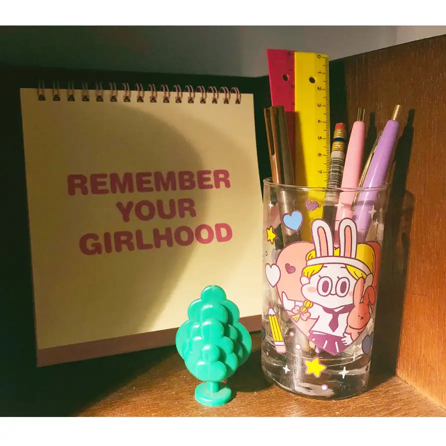 Standard Love Dance - Cherry Pie Retro Glass Cup - Rabbit Girl - Standard Love Dance - Accessories - Harumio