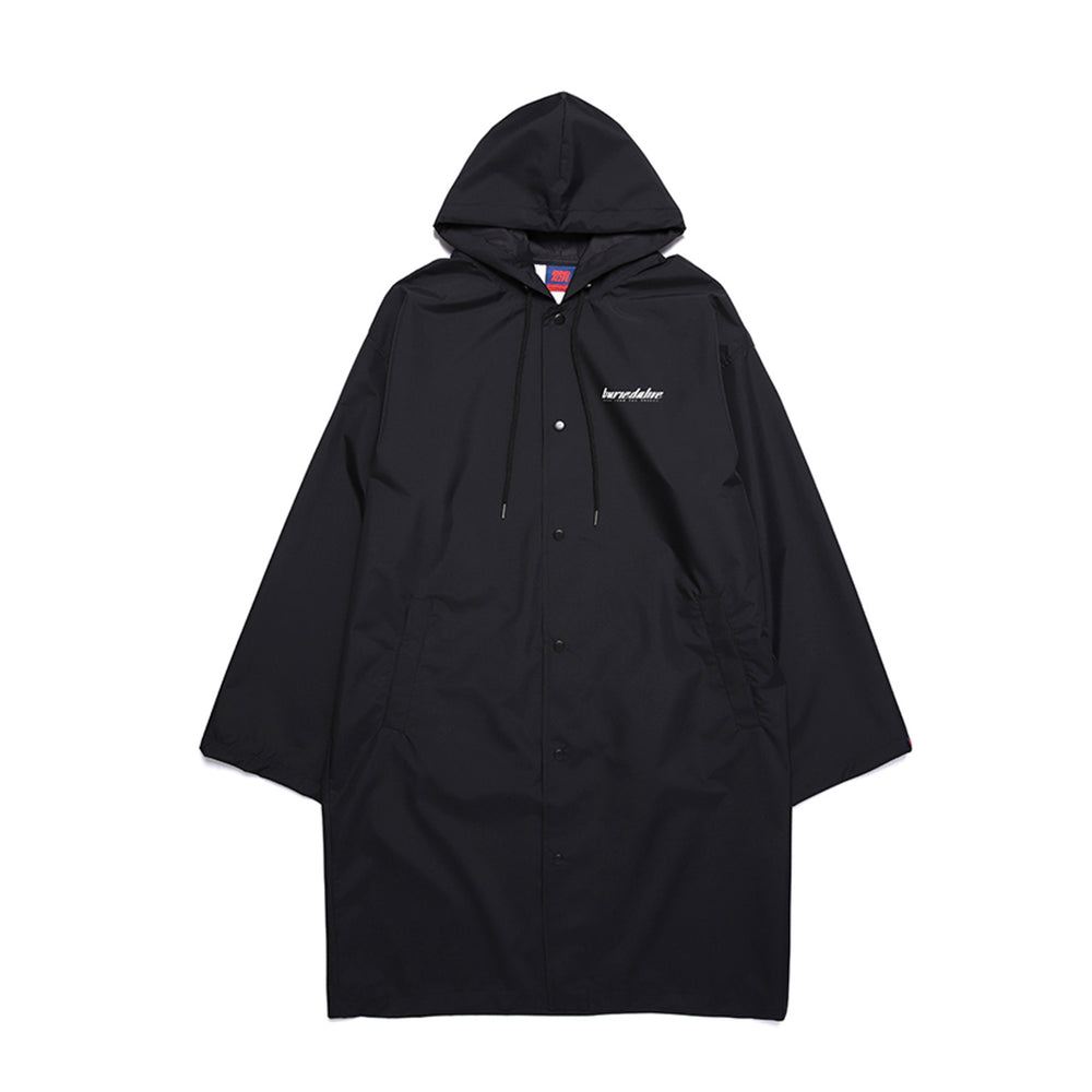 Buried Alive - Botox Black Long Rain Coat