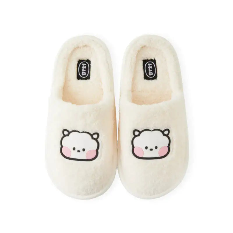 BT21 - Minini Big Face Boucle Slippers - LINE FRIENDS - Footwear - Harumio