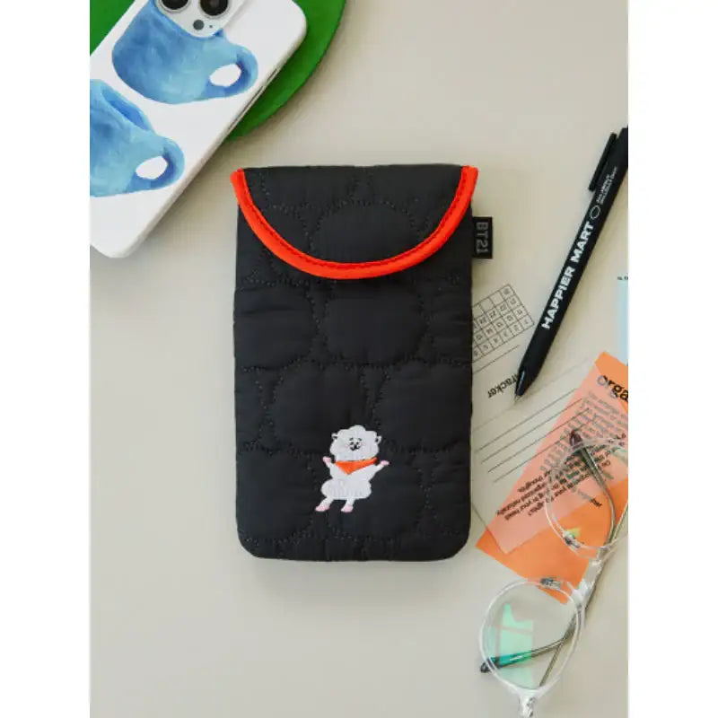 BT21 - Winter Quilted Pouch - LINE FRIENDS - Pouch - Harumio
