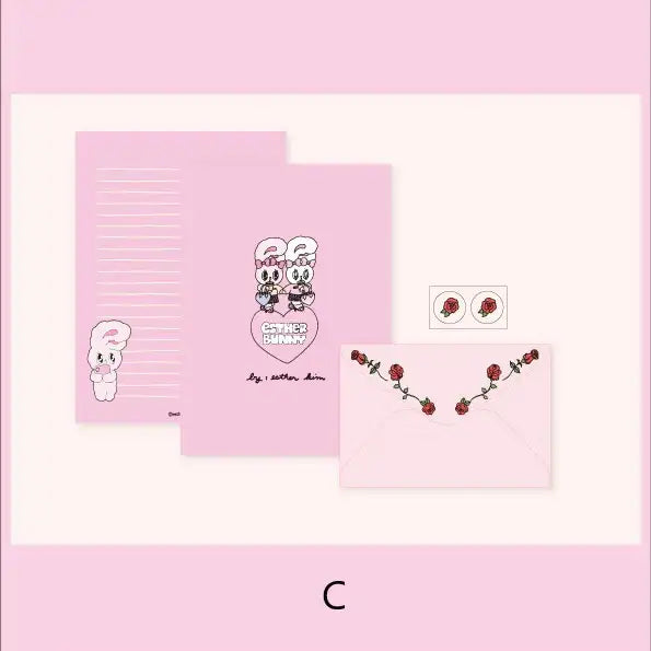 Esther Bunny - Rose Letter Set - Esther Bunny - Accessories - Harumio