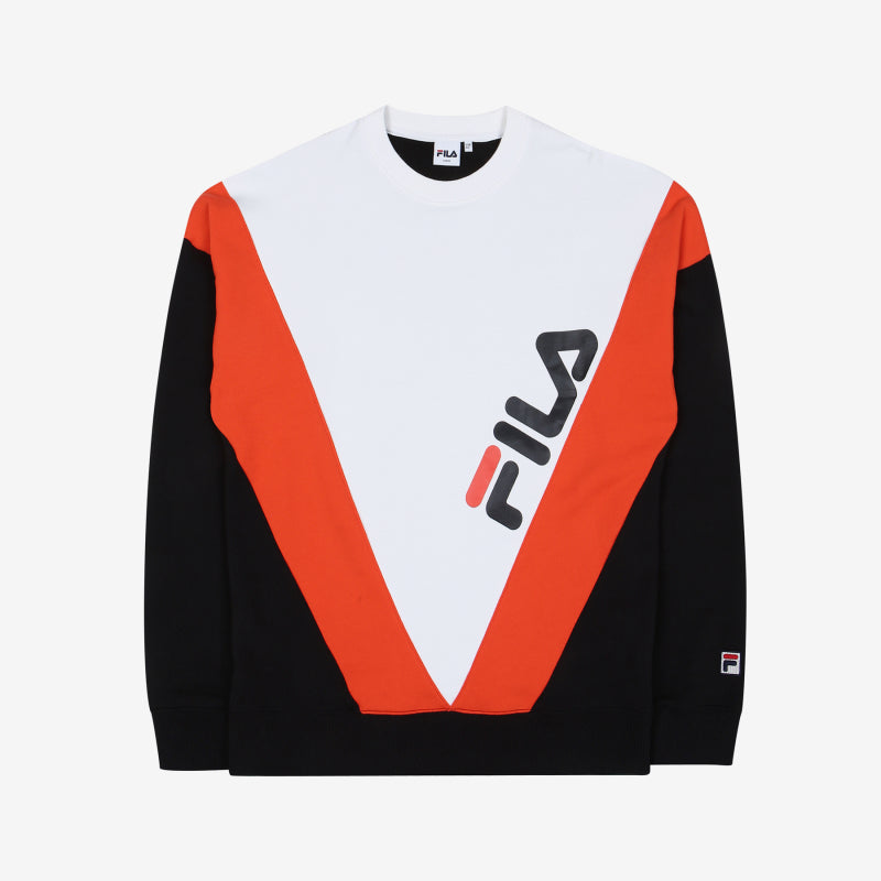 FILA - New V Color Block Long Sleeve Shirt