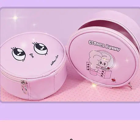 Clue X Esther Bunny - Outdoor Round Pouch - CLUE - Accessories - Harumio