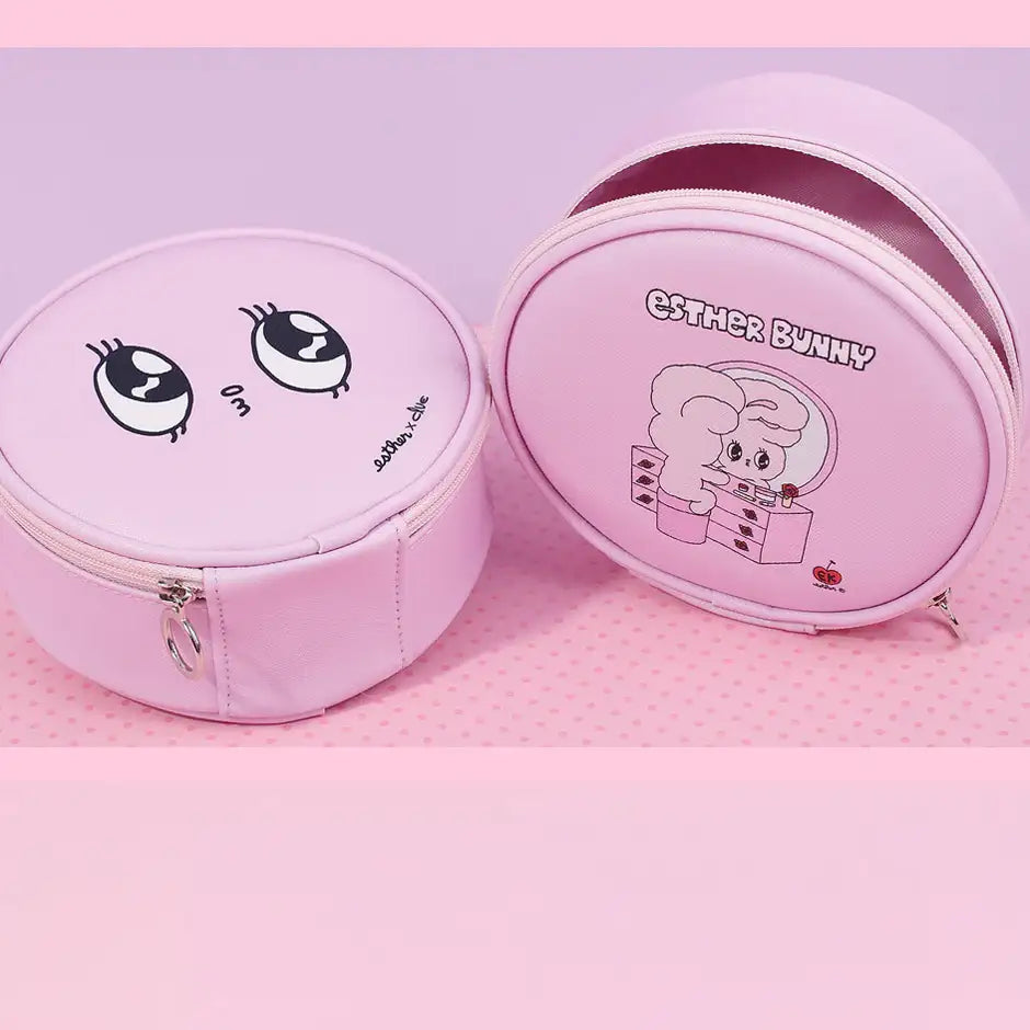 Clue X Esther Bunny - Outdoor Round Pouch - CLUE - Accessories - Harumio