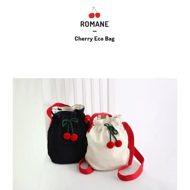 Romane x 10x10 - Cherry Eco Bag - Romane - Eco Bag - Harumio