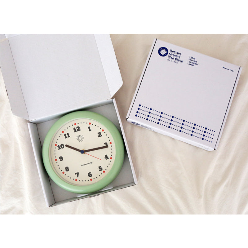 Romane x 10x10 - Creamy Wall Clock