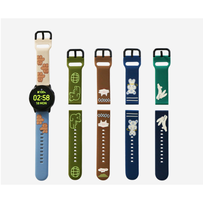 Romane x 10x10 - Galaxy Watch Silicone Strap for 20mm