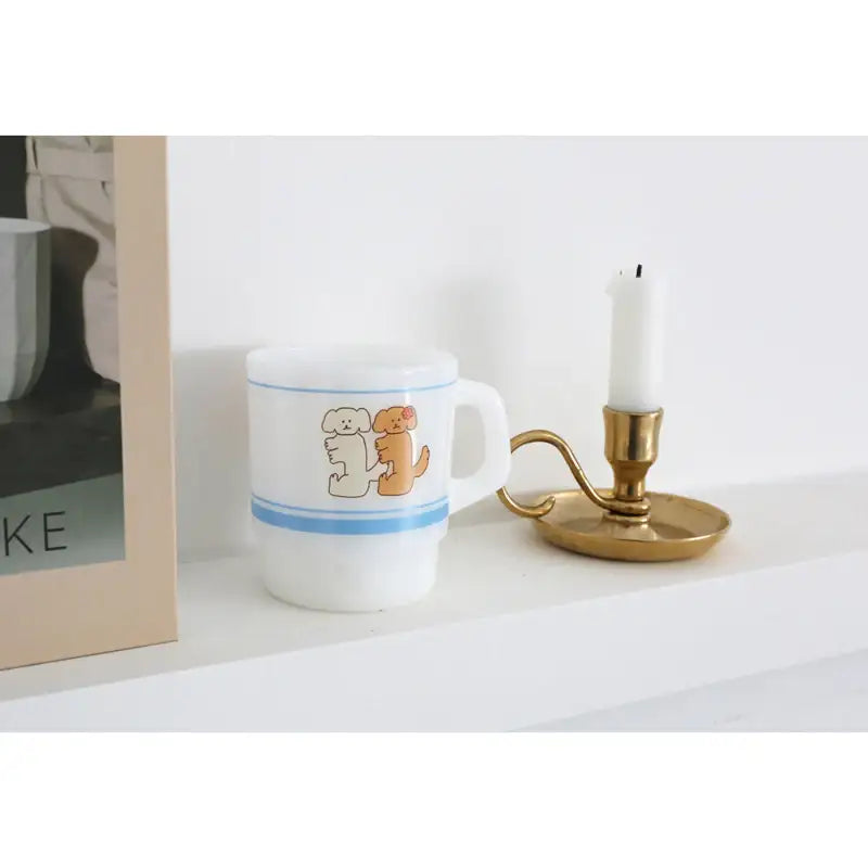 Romane x 10x10 - Milk Glass Cup - Romane - Glass Cup - Harumio
