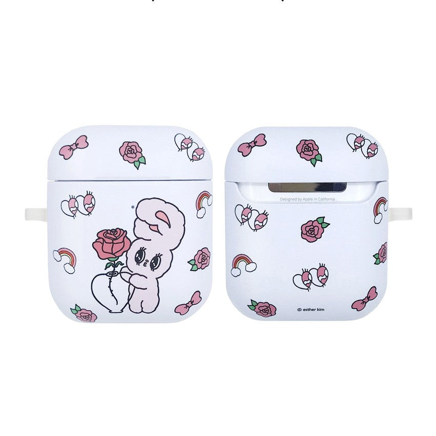 Esther Bunny - AirPod Case with Key Ring Holder