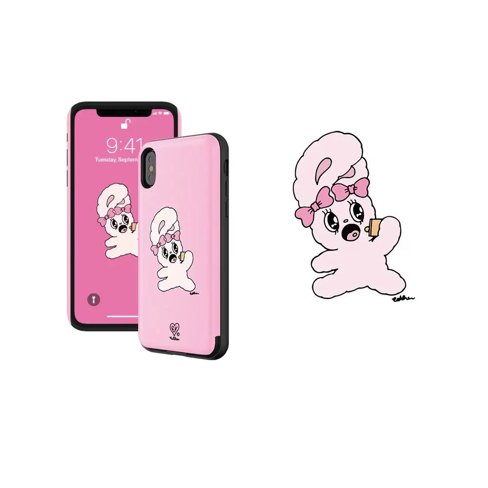 Esther Bunny - Card Slot Phone Case - Esther Bunny - Accessories - Harumio